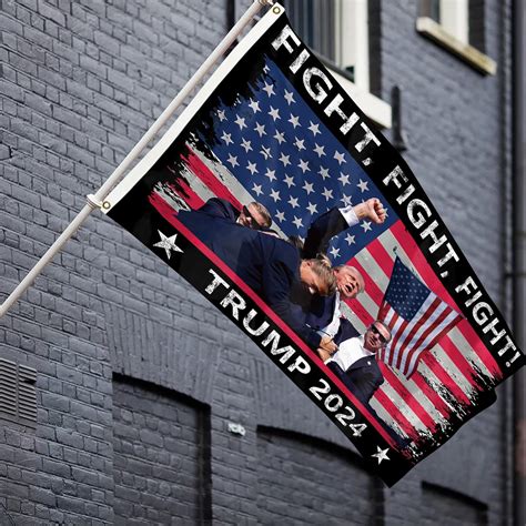 Fight Fight Fight Trump Flag 3x5 Ft Trump 2024 Flags India | Ubuy
