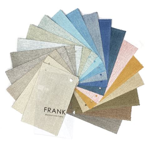 Buy Premium Linen Blend Fabric Color Swatches Custom-Made Curains - 19 ...