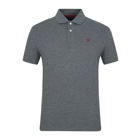 Buy Men Grey Heathered Polos Online at The Collective - 316338