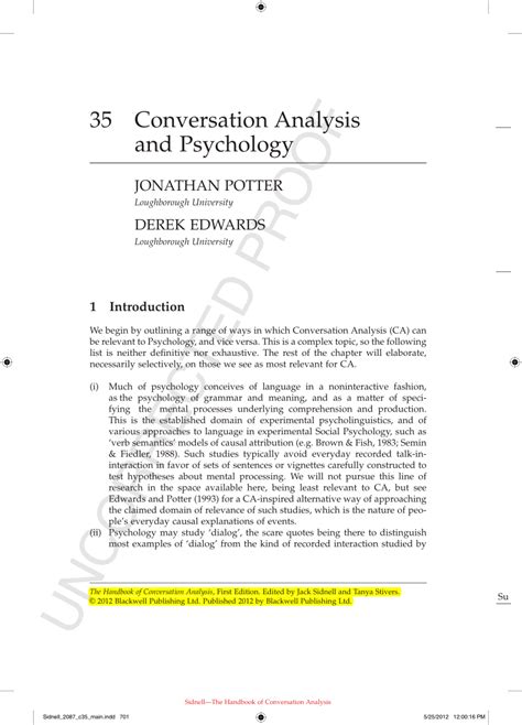 Conversation Analysis 的图像结果