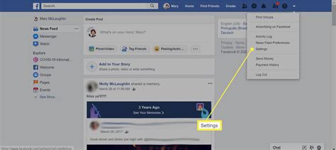 Facebook Language Region Setting 的图像结果