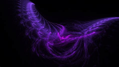 Download wallpaper 1920x1080 lines, shapes, purple, darkness ...