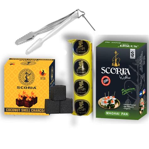 SCORIA Herbal Hookah Molasses (100% Nicotine and Tobacco Free) Maghai ...