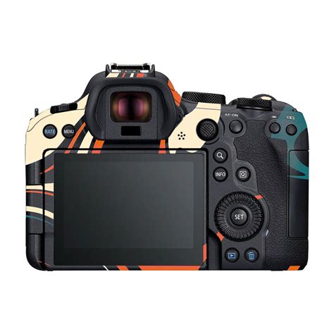 Mid-Century Abstract Swirl Canon EOS R6 Mark II Camera Skin