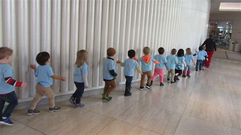 Kids Walking In Line