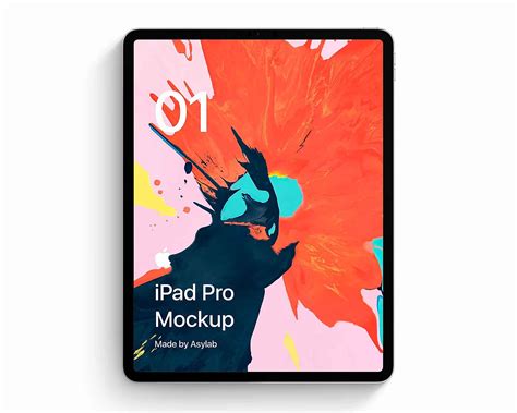 Free iPad Pro Front Mockup (PSD)