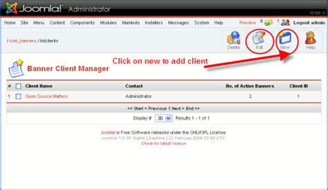 Joomla Banner Tutorial 的图像结果
