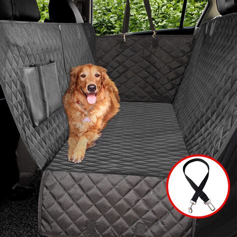 Vailge Extra Large Dog Car Seat Covers, 100% Waterproof Dog Seat Cover for Back Seat with Zipper ...