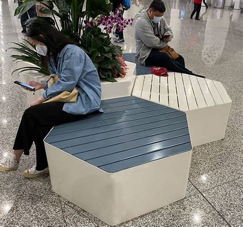 玻璃钢拼接座椅 - 深圳市凡贝尔玻璃钢工艺有限公司