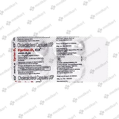 UPRISE D3 2K CAPSULE 10'S Price, Uses, Side Effects & Substitutes | Medkart