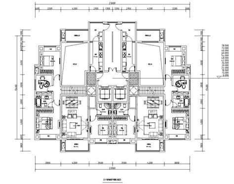 知名企业A户型图（148平米错复）-建筑户型图-筑龙建筑设计论坛