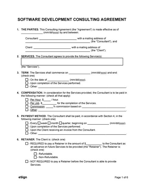 Free Software Development Consulting Agreement | PDF | Word