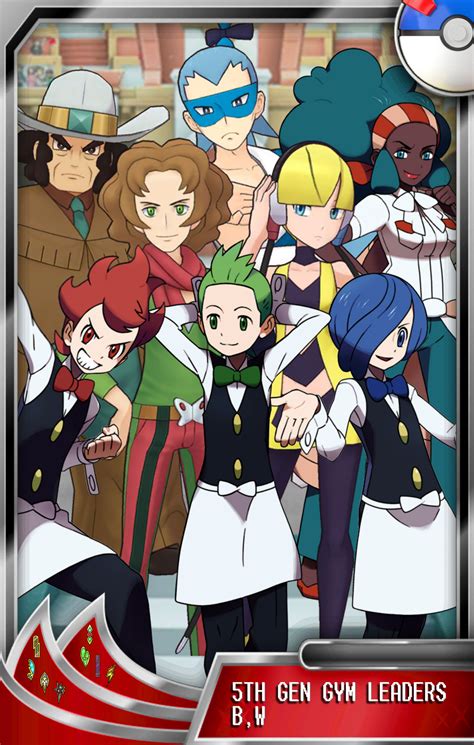 Pokemon - Unova Gym Leaders v1 by leopassos100 on DeviantArt
