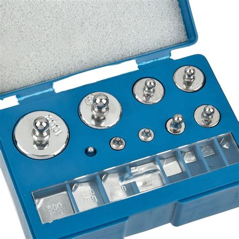 Calibration Weights Set 17PCS 10mg-100g Weight Scale Calibration Gram ...