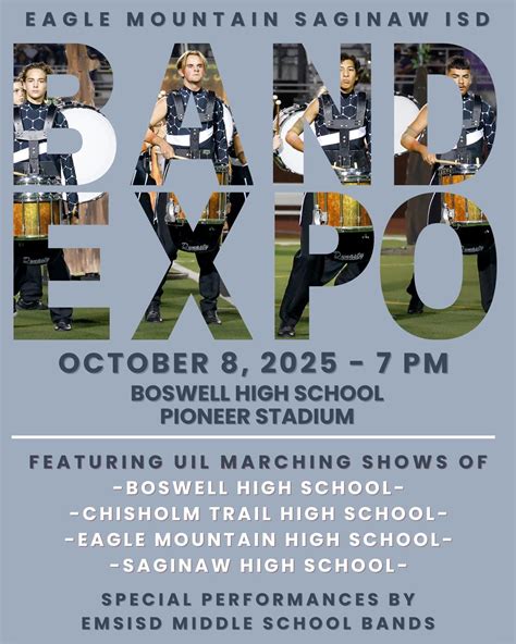 Eagle - 🎶 Mark Your Calendars for Music Magic! 🎶 The EMS ISD Band Expo ...