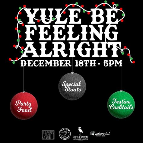 Yule Be Feeling Alright! - Station No. 06 Christmas Party, 6800 W ...