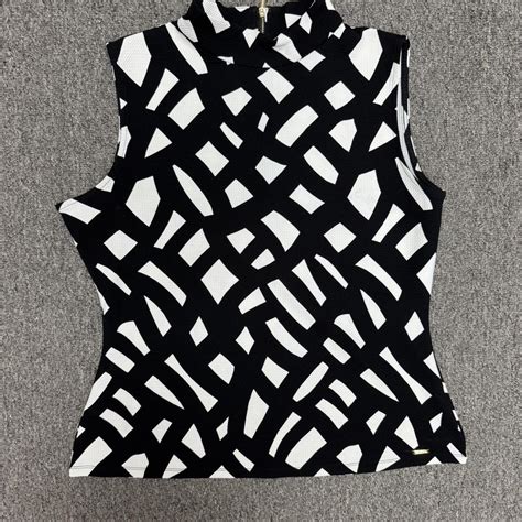 Black & White Calvin Klein Unique Shirt | Depop