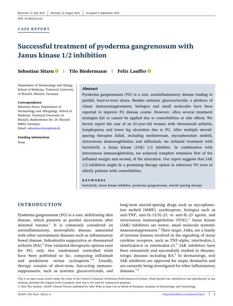 Image result for Pyoderma Gangrenosum Treatment Algorithm