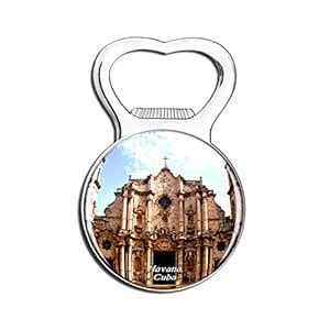 Buy Weekino Cathedral Square Havana Cuba Fridge Magnet Bottle Opener ...