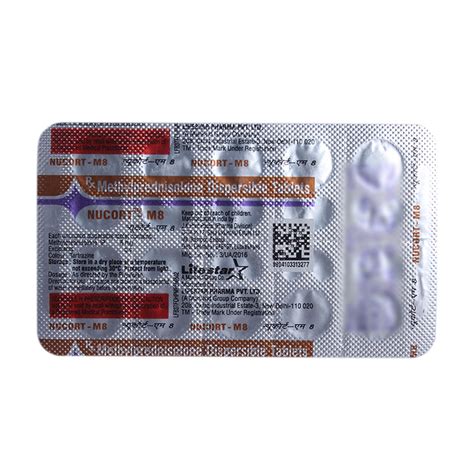 Nucort-M 8 Tablet | Uses, Side Effects, Price | Apollo Pharmacy