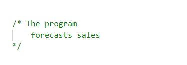 Java Block Comment Syntax 的图像结果