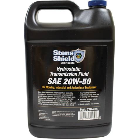 Buy Hydrostatic Transmission Fluid SAE 20W-50, Four 1 gallon bottles ...