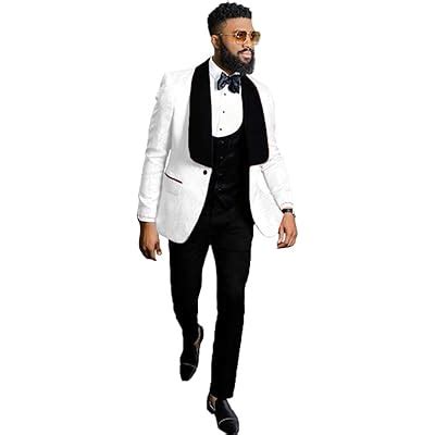 Buy Groom Suits for Wedding 2021 Dress Suits for Men Slim Fit Shawl ...