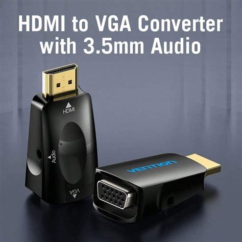 VENTION HDMI To VGA Adapter 1080P HDMI To VGA Converter Male To Female ...