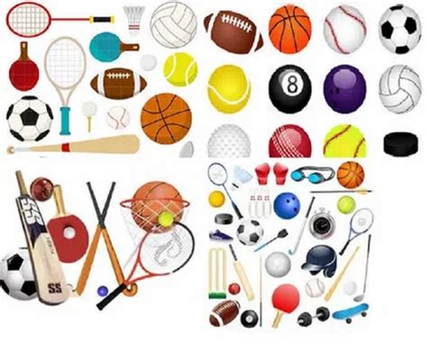 Types of Sports Equipments 的图像结果