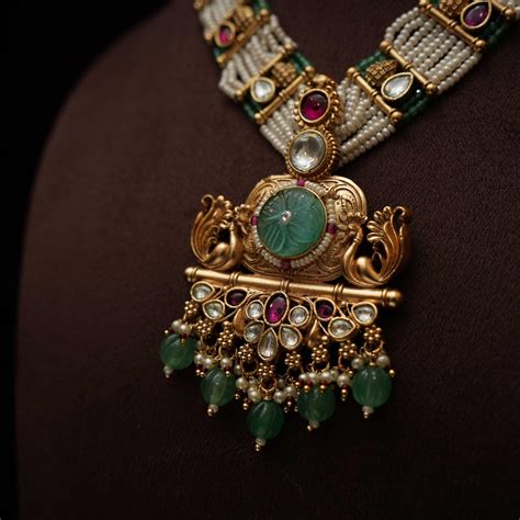 Exclusive Viha Pearl Polki Necklace | Limited Editions