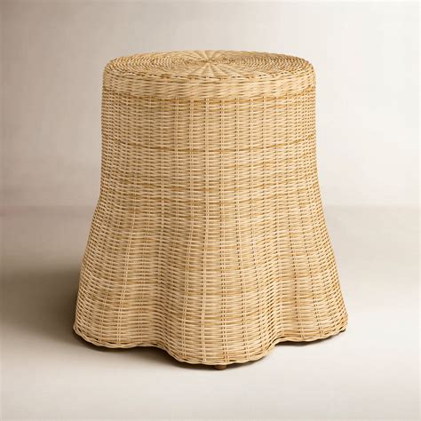 Birch Lane™ Cabo Woven Rattan End Table & Reviews | Birch Lane