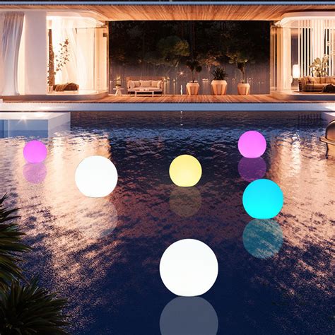 Image result for Floating LED Pool Light Ball