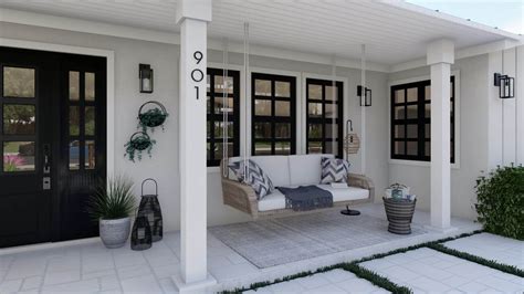 12 Front Porch Additions To Ranch Homes - Byrd Design and Build