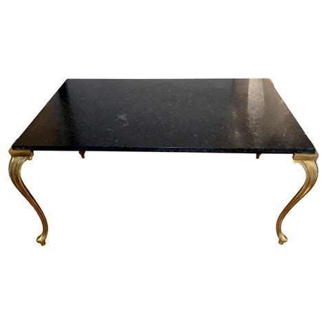 Italian Marble Top Coffee Table at 1stDibs
