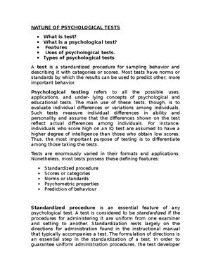 Sampling and its Types in Psychological Research - ͻ 6$03/( - Studocu