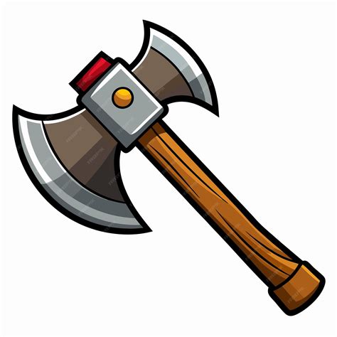 Axe clipart cartoon style vector illustration | Premium AI-generated vector