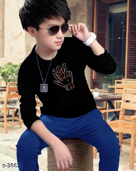 FastColors Fingers Direction t shirt for kids