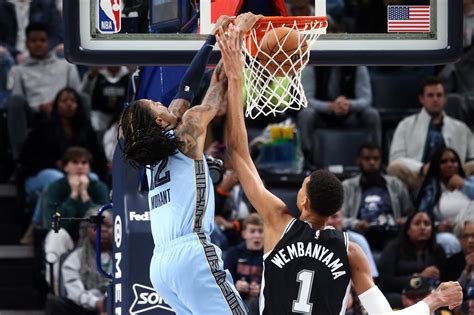 Ja Morant baptise Victor Wembanyama et les Spurs craquent • Basket USA