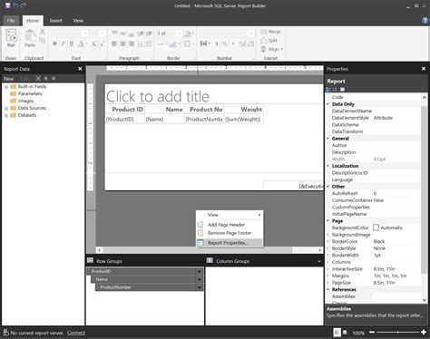 Image result for SQL Report Builder