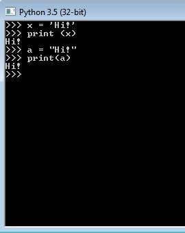 Python syntax to correctly handle string data type