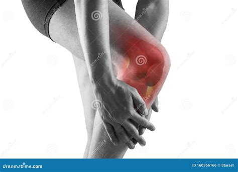 Knee Pain, Man with Legs Ache, Chiropractic Treatments Concept ...