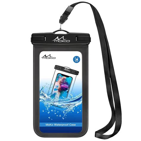 Moko Waterproof Phone Pouch Holder Cellphone Case Dry Bag Lanyard ...