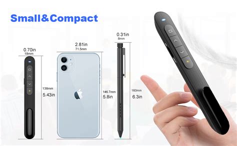 SCALEBEE Wireless Clicker Presenter for Presentaion Pointer Slide ...