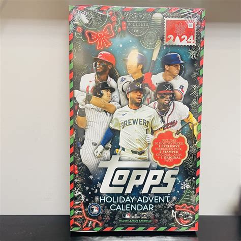 2024 Topps Holiday Baseball Mega Holiday Advent Calendar Box - MN ...
