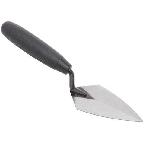 QLT by Marshalltown 7-in x 3-in Steel Pointing Plastic Handle Trowel in ...