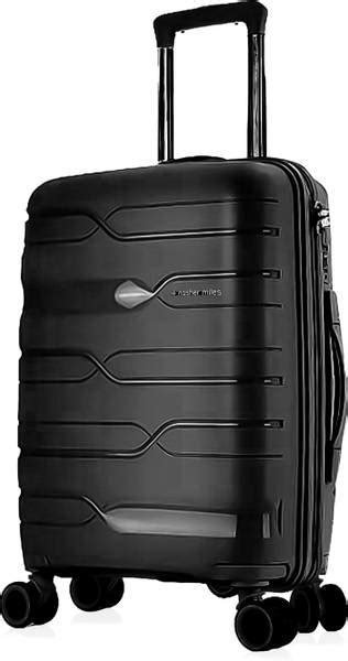 NASHER MILES Paris Hard-sided Polypropylene Check-In Luggage Black 65cm ...