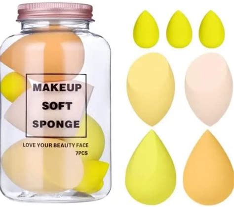 ARRX Makeup Sponge Set Beauty Blender with Egg Case, Soft Sponge For ...