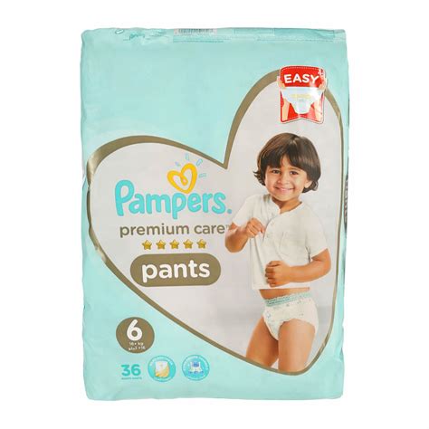 Pampers Size 6 Premium Care Baby Diapers Pants 36 Diapers | Sharjah Co ...
