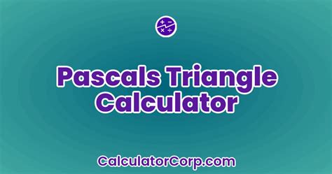 Image result for Pascal Triangle Calculator Binomial