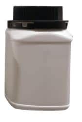 Patel Enterprise HDPE Plastic Container with Black Screw Cap, 250ml ...